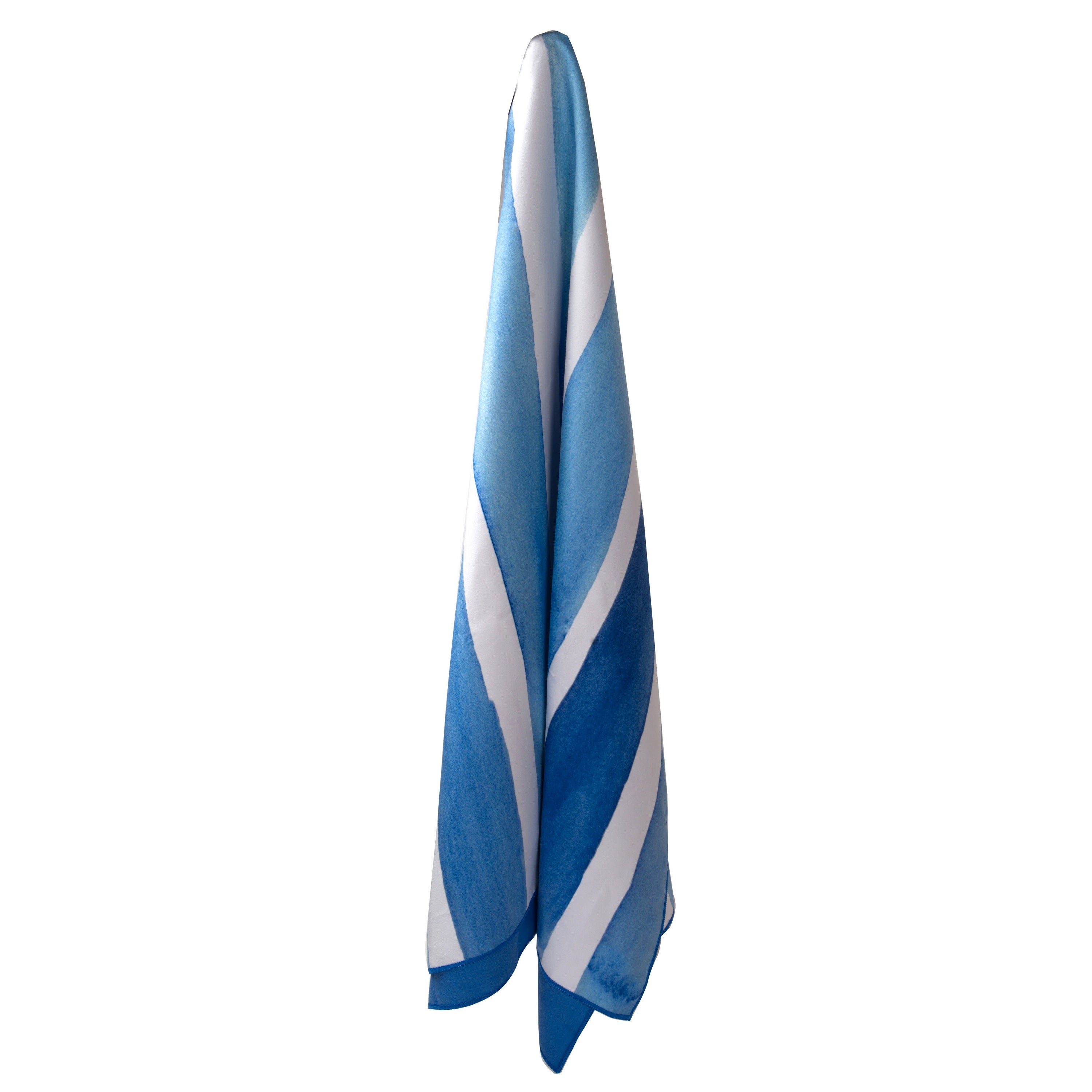 MEDITERRANEAN BLUE Striped Beach Towel