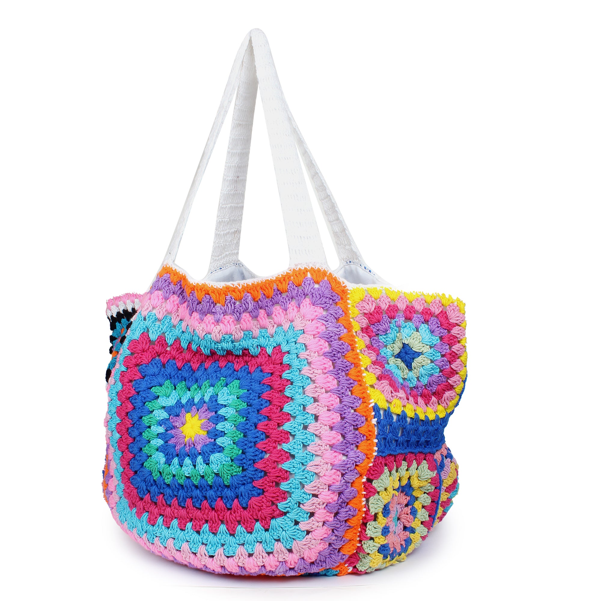 BURANO Two- Sided Crochet Tote