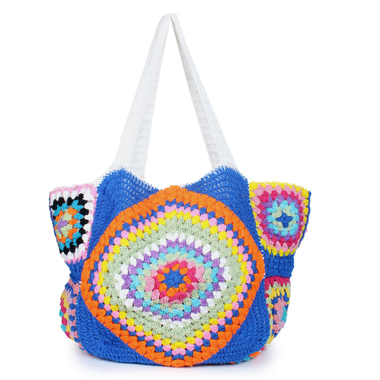 BURANO Two- Sided Crochet Tote