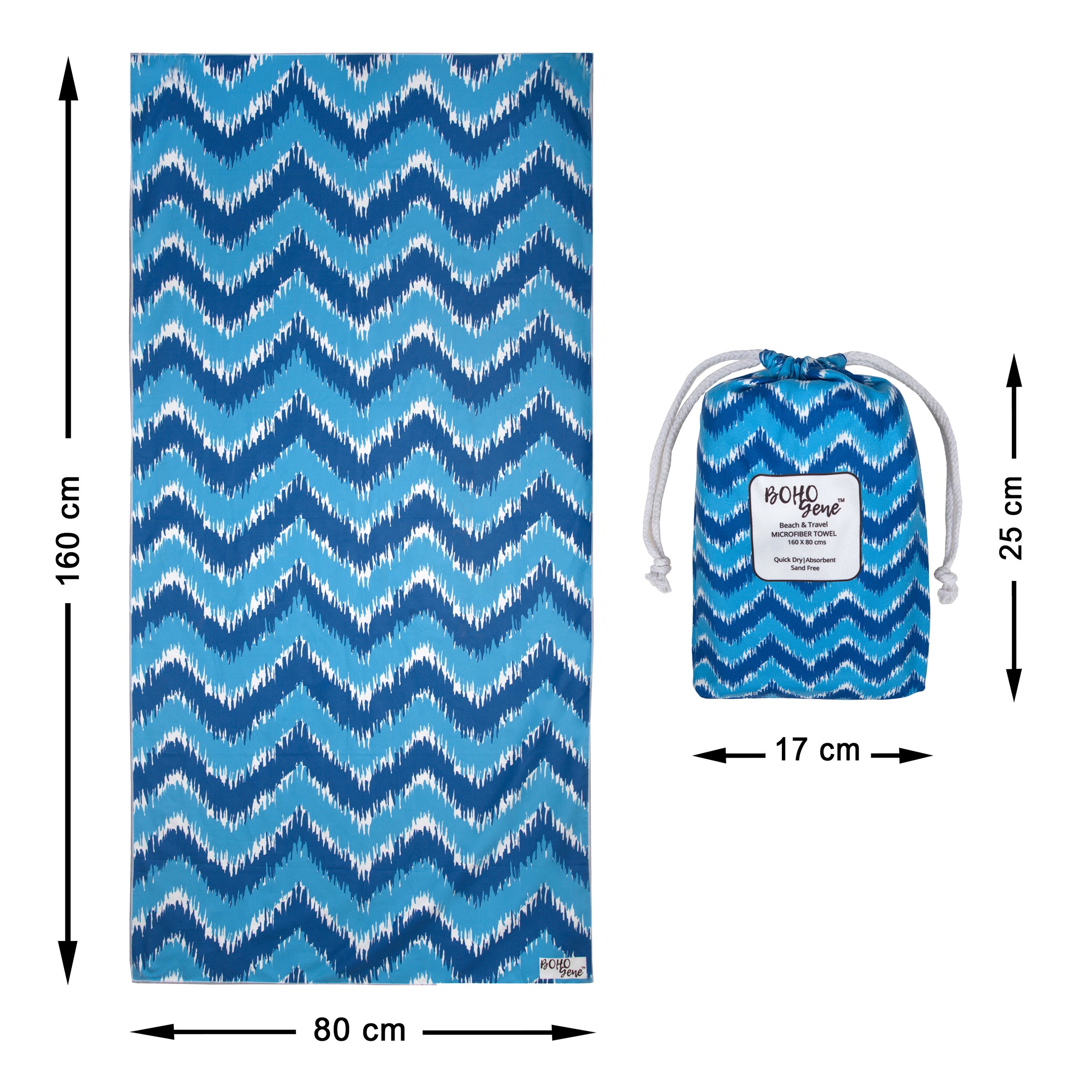 AMALFI Printed Beach Towel