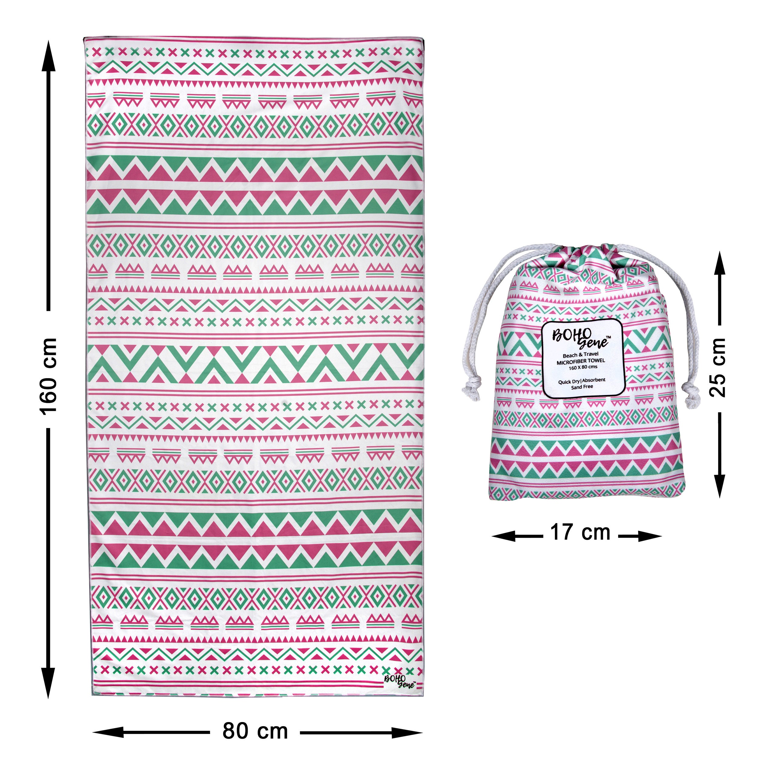 TAHITI Printed Beach Towel